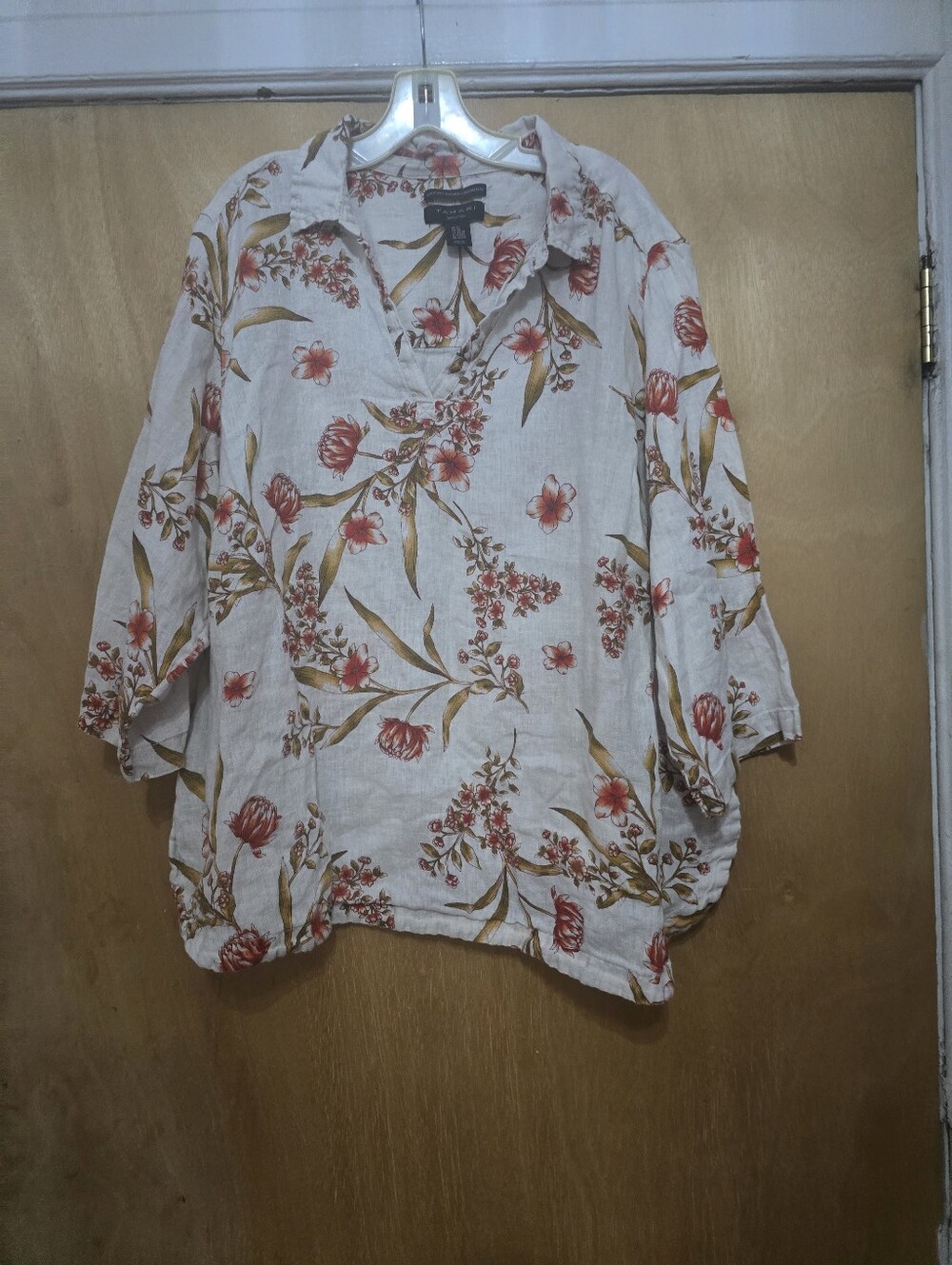 Tahari 3x Linen Top